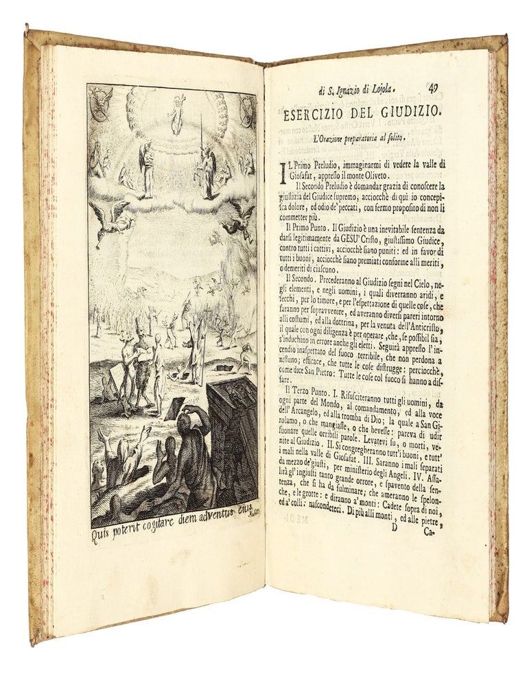Esercizj spirituali di S. Ignazio di Lojola, fondatore della Compagnia di Ges&ugrave;. Con una Breve Istruzione di meditare, cavata da&rsquo; medesimi Esercizi