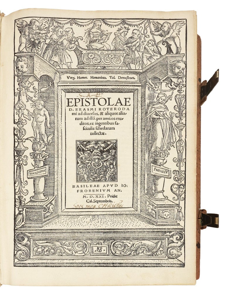Item #5299 Epistolae ad diversos, & aliquot aliorum ad illu(m) per amicos eruditos, ex...