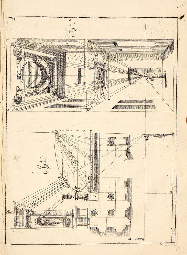L’Archittettura civile preparata su la geometria, e ridotta alle prospettive. Considerazioni pratiche di Ferdinando Galli Bibiena cittadino Bolognese Architetto Primario, Capo Mastro Maggiore, e Pittore di Camera, e Feste di Teatro della Maestà, Dissegnate e descritte in cinque parti. La prima contiene la Geometria, e avvertimenti, prima che à fabbricar si pervenga. La seconda. un utile Trattato dell’Architettura civile in generale, e le divisioni di essa molto facilitate. La Terza. La Prospettiva commune, orizontale, e di sotto in sù. La Quarta. Un brieve discorso di Pittura, e la Prospettiva per li Pittori di Figure, colla nuova Prospettiva delle Scene Teatrali vedute per angolo, oltre le praticate da tutti gli altri. La Quinta. La Mecanica, ò arte di movere, reggere, e traspostar pesi. Dedicata Alla Sacra Cattolica Real Maestà di Carlo III. Re delle Spagne, d’Ungheria, Boemia &c.