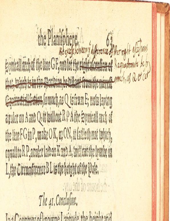 A New Handling of the Planisphere. Wherein are contained all those Definitions, Theoremes, and Problemes, which are necessarie to the vnderstanding and practising of the principall Conclusions Astronomicall and Geographicall, both according to the vulgar manner, performed by the Astrolabe, and otherwise, by a plaine Circle diuided into 360. degrees, and by two right lines crossing the Center at right Angles