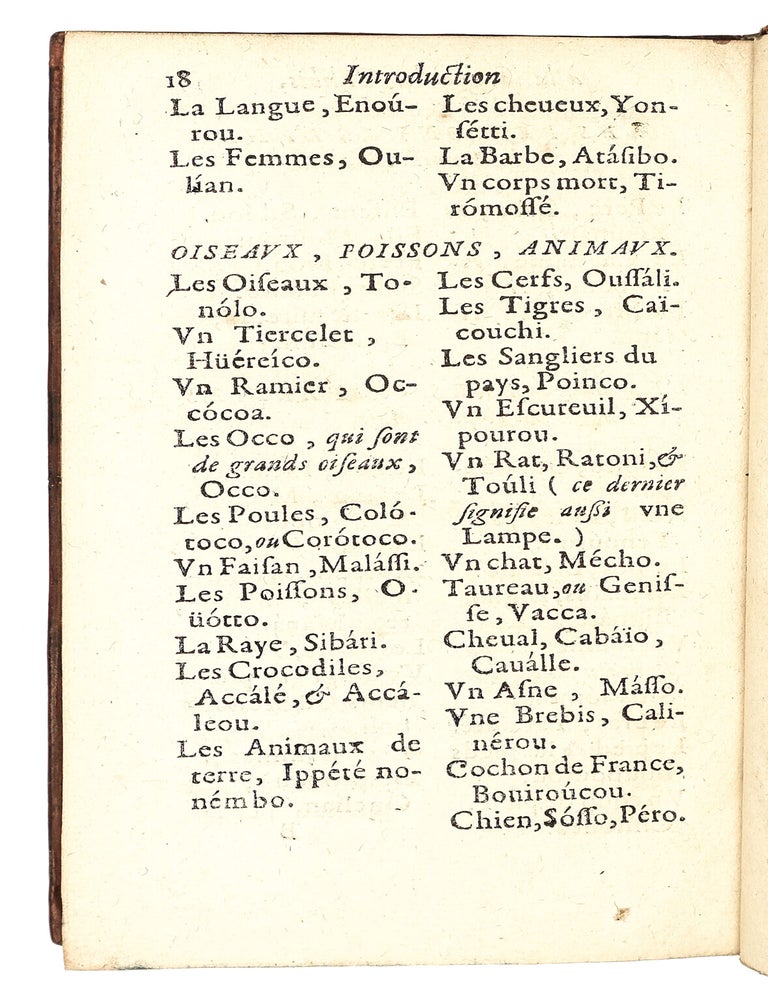 Relation des missions des PP. de la Compagnie de Iesus dans les isles, & dans la terre ferme de l&rsquo;Amerique Meridionale. Divis&eacute;e en deux parties. Avec une introduction &agrave; la langue des Galibis Sauvages de la terre ferme de l&rsquo;Amerique.