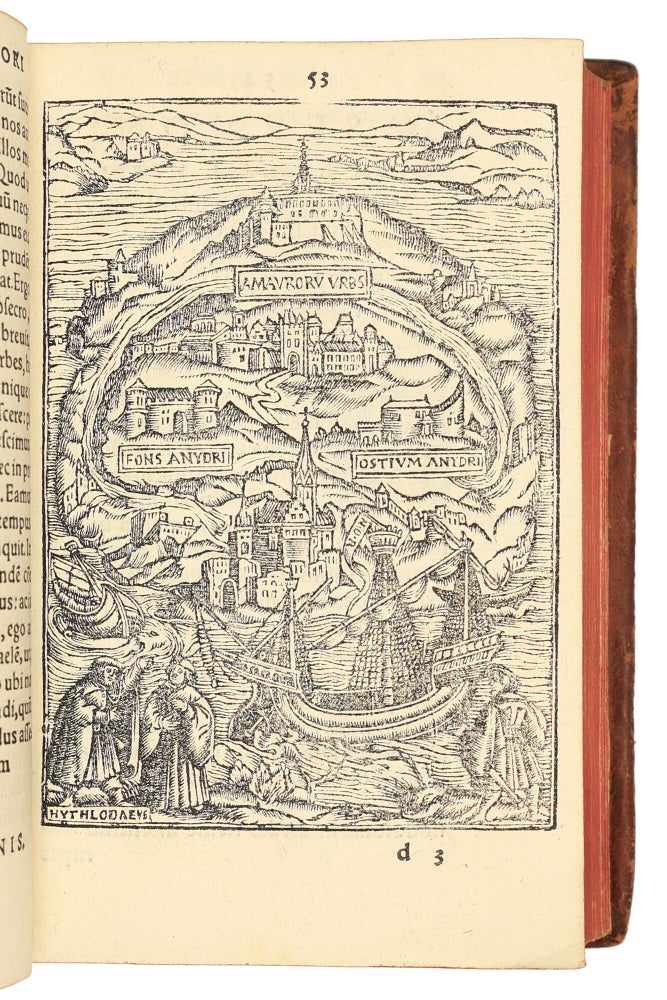 Item #5400 Lucubrationes, ab innumeris mendis repurgatae. Utopiae libri II. Progymnasmata....