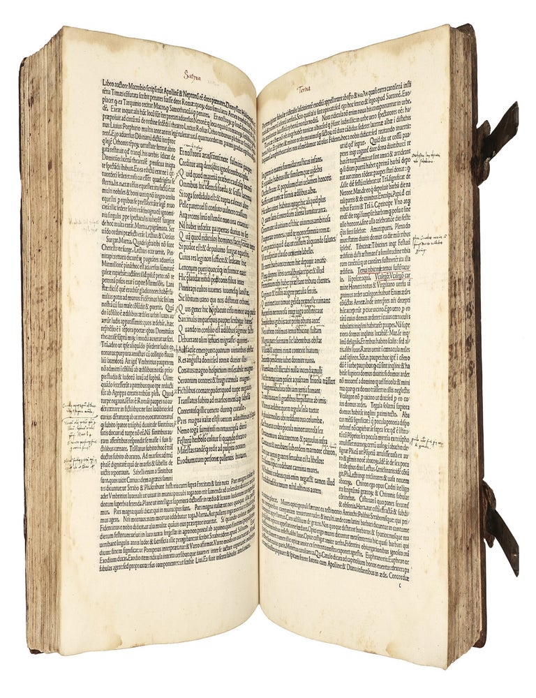 Opera [Bucolica, Georgica, Aeneis, with argumenta (comm. Servius)]. Add: Maphaeus Vegius: Liber XIII Aeneidos. Additional texts