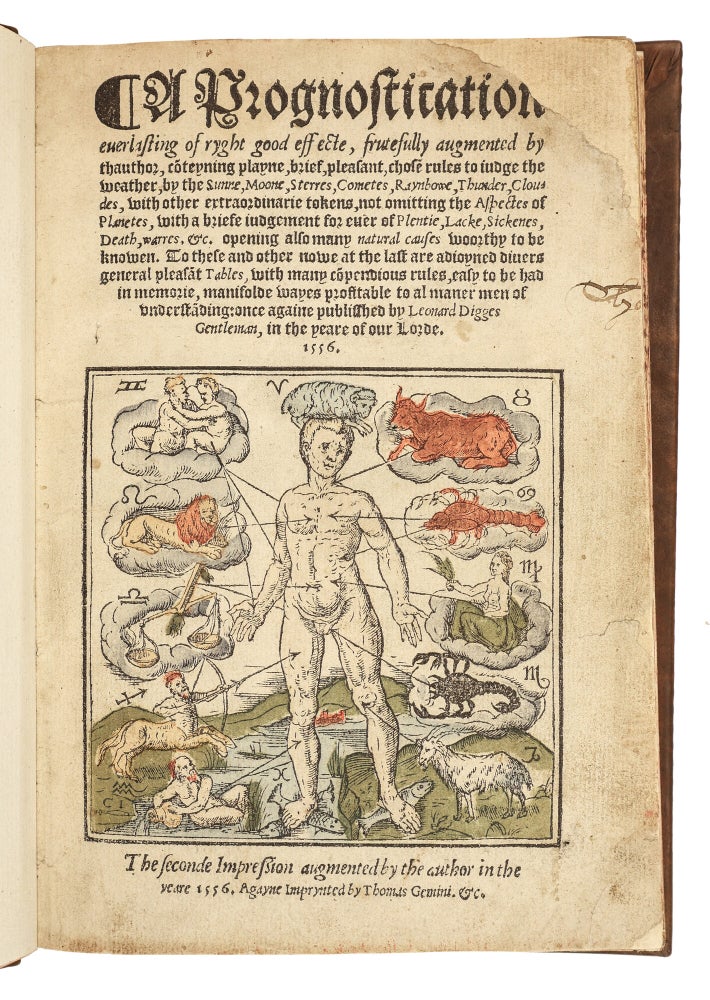 Item #5419 A Prognostication everlasting of ryght good effecte. Leonard ASTRONOMY. HOROLOGY....