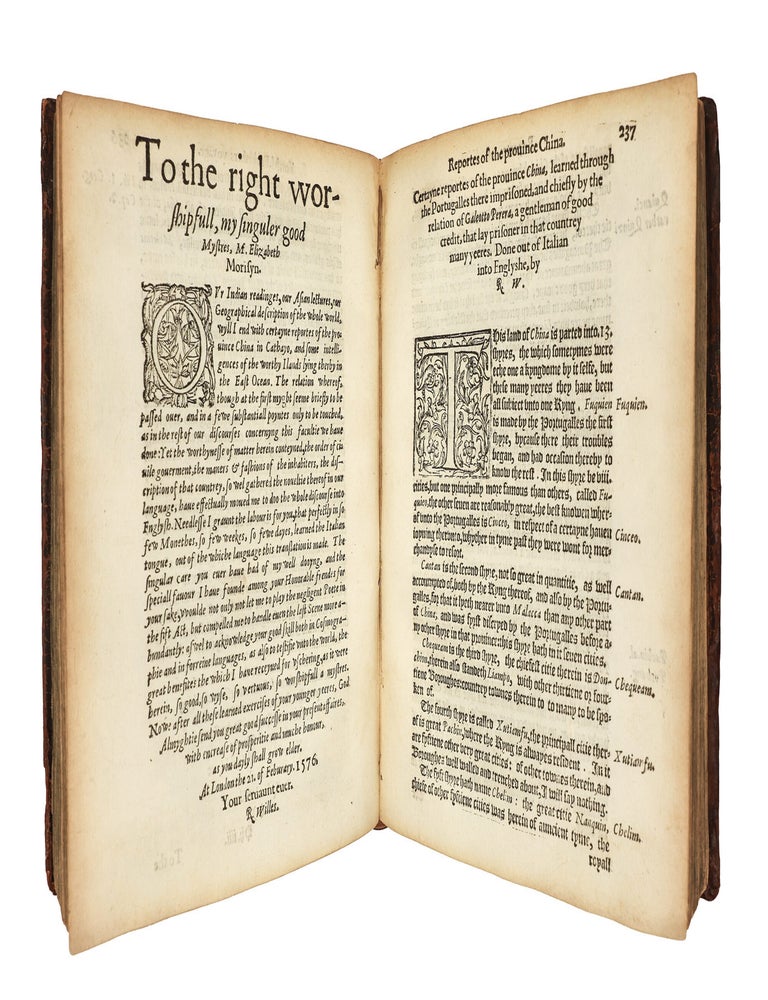 The History of Travayle in the West and East Indies, and other countreys lying eyther way, towards the fruitfull and ryche Moluccas. As Moscovia, Persia, Arabia, Syria, Aegypte, Ethiopia, Guinea, China in Cathayo, and Giapan: With a discourse of the Northwest passage.... Gathered in parte, and done into Englyshe by Richard Eden. Newly set in order, augmented, and finished by Richard Willes.