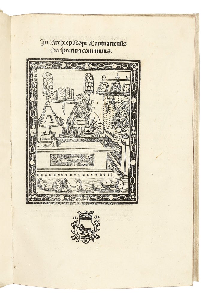 Item #5444 Perspectiva communis. John OPTICS. Peckham, Luca Gaurico, c. 1230 – 8 December...