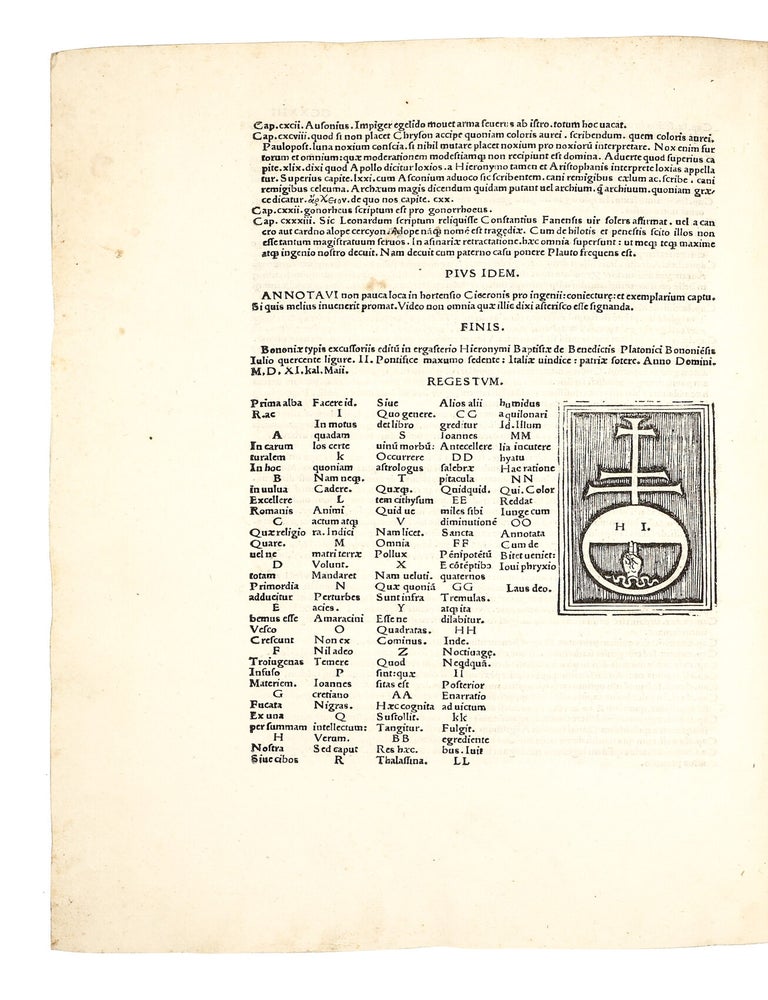 In Carum Lucretium poetam commentarii a Ioanne Baptista Pio editi: codice Lucretiano diligenter emendato