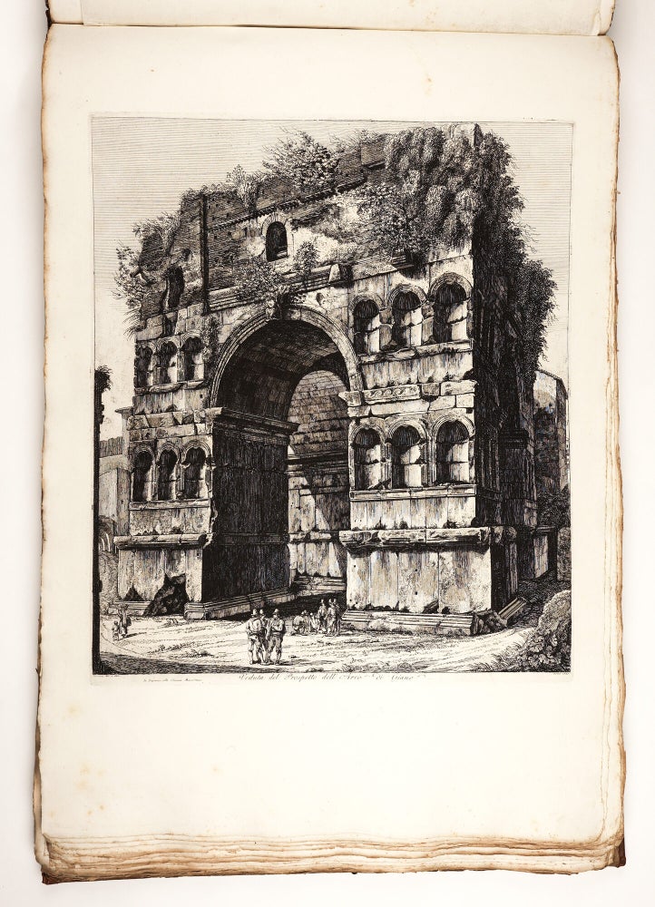 Item #5457 Le antichità romane ossia raccolta delle più interessanti vedute di Roma antica....