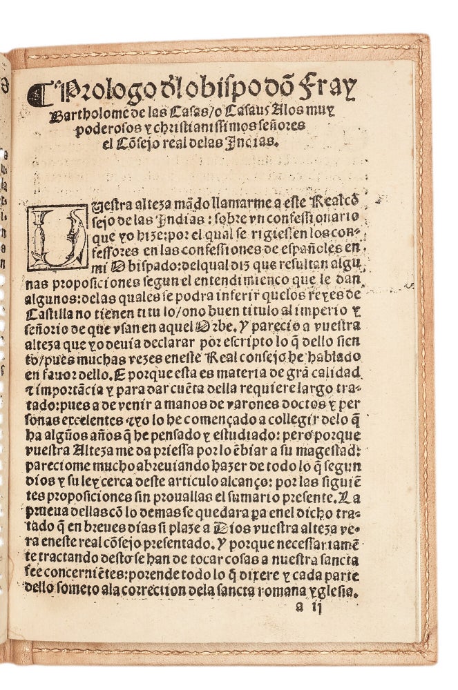 Aqui se contienen treynta proposiciones muy juridicas: en las cuales sumaria y succintamente se tocan muchas cosas pertenecientes al derecho que la yglesia y los principes christianos tienen o pueden tener sobre los infieles de qualquier especie que sean.