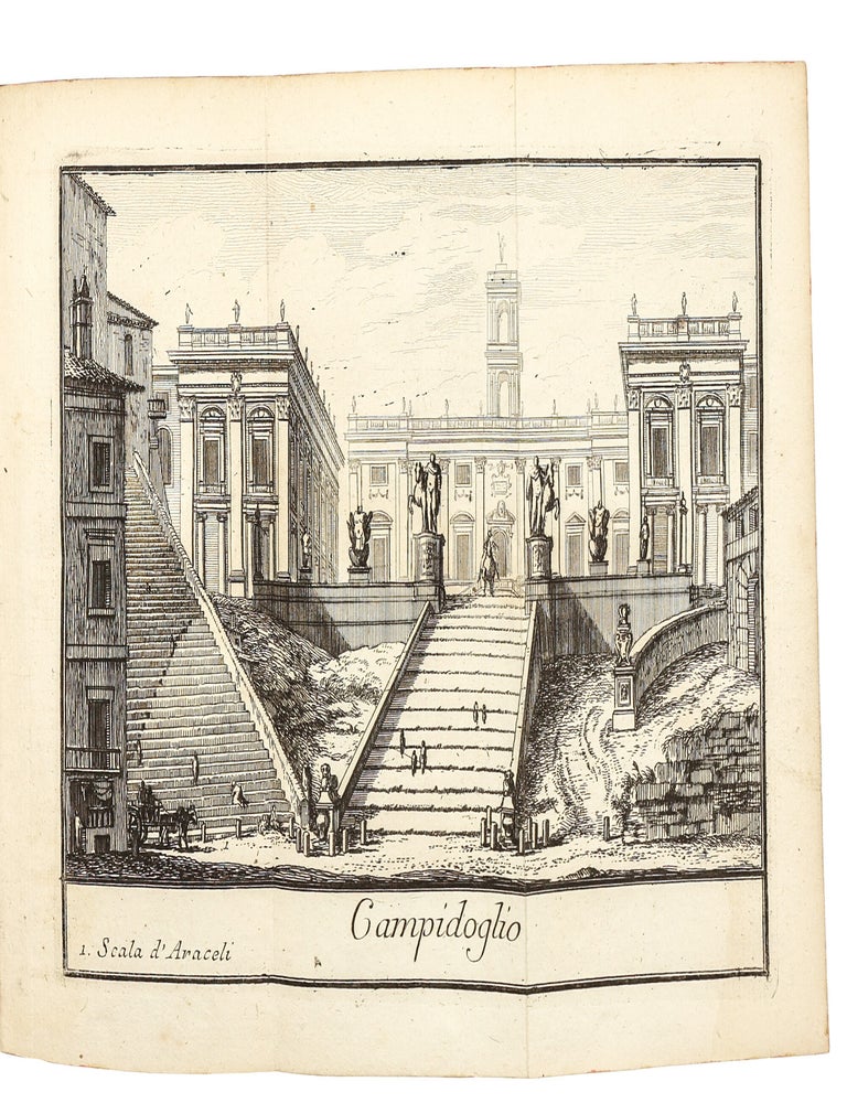 Il Mercurio Errante Delle Grandezze di Roma, tanto antiche, che moderne&hellip; In questa Ottava Edizione migliorato, ed accresciuto&hellip; Diviso in due parti. La Prima contiene Palazzi, e chiese. La Seconda Ville, giardini, terme, acque, teatri, cerchi, archi trionfali, guglie, sepolcri, ed altre antichit&agrave;, e cose singolari di Roma.