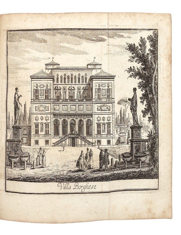 Il Mercurio Errante Delle Grandezze di Roma, tanto antiche, che moderne&hellip; In questa Ottava Edizione migliorato, ed accresciuto&hellip; Diviso in due parti. La Prima contiene Palazzi, e chiese. La Seconda Ville, giardini, terme, acque, teatri, cerchi, archi trionfali, guglie, sepolcri, ed altre antichit&agrave;, e cose singolari di Roma.
