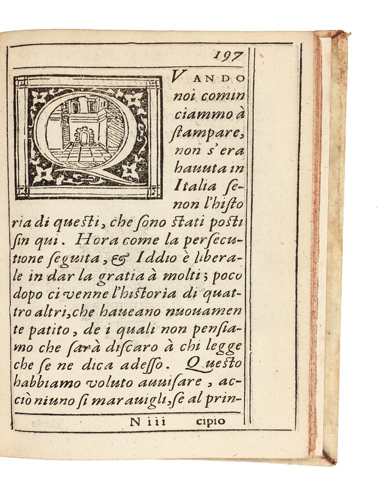 Historia del glorioso martirio di sedici sacerdoti martirizati in Inghilterra per la confessione, & difesa della fede catolica, l'anno 1581, 1582, & 1583 : con vna prefatione, che dichiara la loro innocenza; Con vna prefatione, che dichiara la loro innocenza; composta da quelli, che co essi praticauanomen tre erano viui, & si trouorno presenti al lor giuditio, & morte. Tradotta di lingua inglese in italiana da vno del Collegio inglese di Roma. S'è aggiunto il martirio di due altre sacerdoti, & vno secolare inglesi, martirizati l'anno 1577. & 1578.