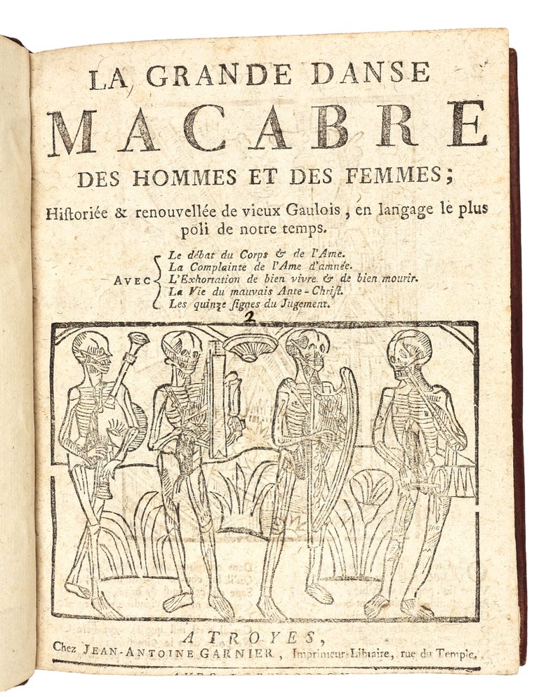 Item #5488 La Grande Danse macabre des hommes et des femmes ; Historiée et renouvellée de vieux...