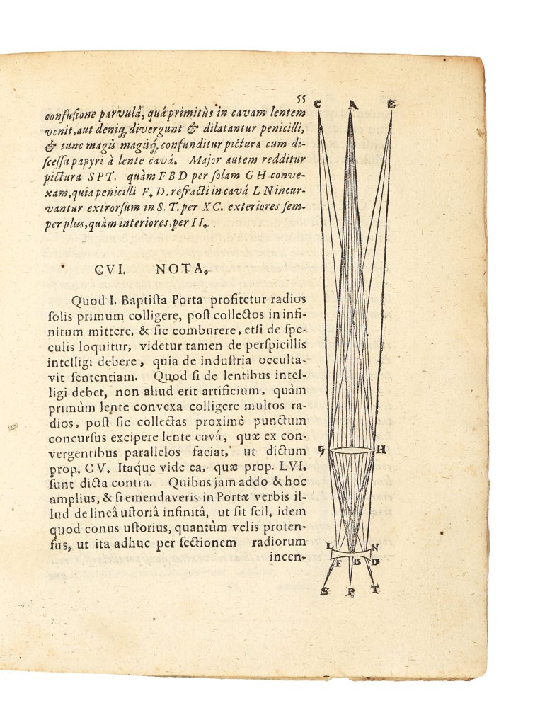 Dioptrice seu demonstratio eorum quae visui & visibilibus propter conspicilla non ita pridem inventa accidunt. Praemissae epistolae Galilaei de iis, quae post editionem Nuncii Siderii ope perspicilli, nova & admiranda in coelo deprehensa sunt. Item Examen praefationis Joannis Penae Galli in Optica Euclidis, de usu optices in philosophia.