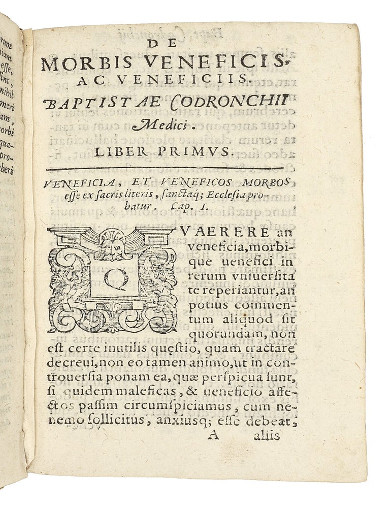 De morbis veneficis ac veneficijs. Opus... medicis, ac exorcists apprime utile ac necessarium.