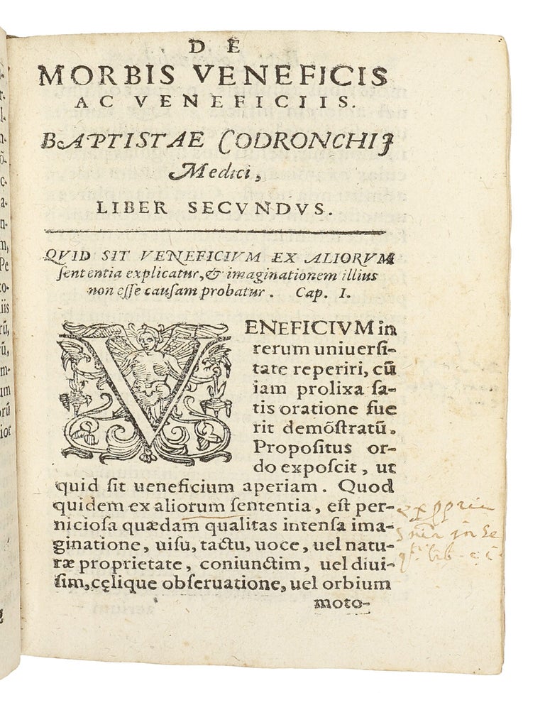 De morbis veneficis ac veneficijs. Opus... medicis, ac exorcists apprime utile ac necessarium.