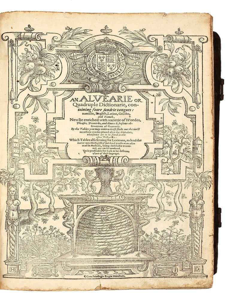 An aluearie or quadruple dictionarie, containing foure sundrie tongues: namelie