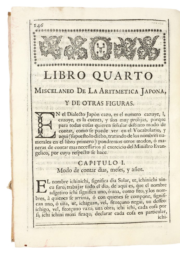 Arte de la lengua japona, dividido en quatro libros según el arte de Nebrixa, con algunas voces proprias de la escritura, y otras de los lenguages de Ximo, y del Cami, y con algunas perifrases, y figuras