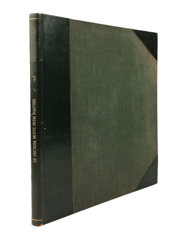 [Drop title] Allocutio SSmi. Dni. Nostri BENEDICTI PP. XIV. habita in Consistorio Secreto die 16. Septemb. 1748. De pretiosa morte Petri Martyris ex Ordine Praedicatorum, Episcopi Mauricastrensis, Vicarii Apostolici Provinciae Fo-Kiensis in Regno Sinensi.