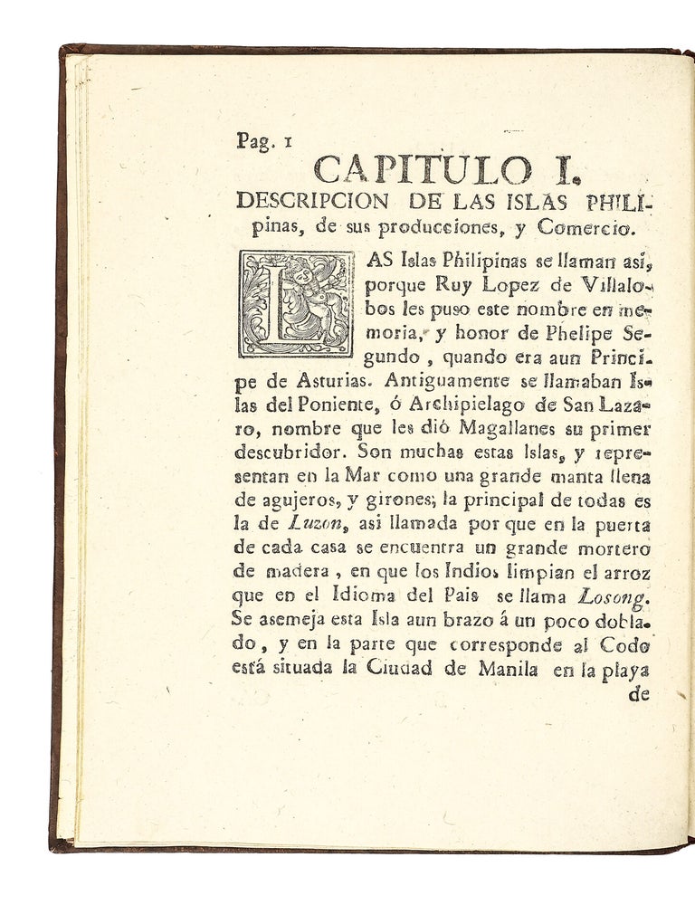 Historia de las Islas Philipinas.