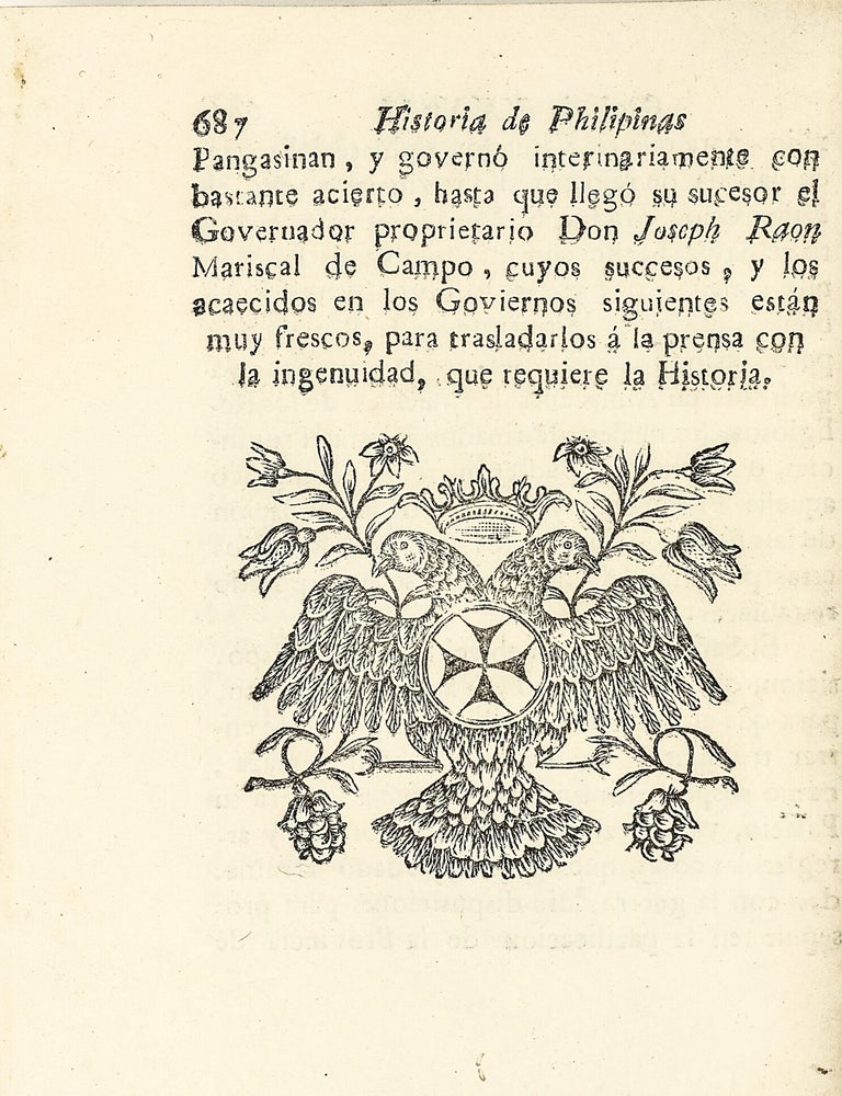 Historia de las Islas Philipinas.