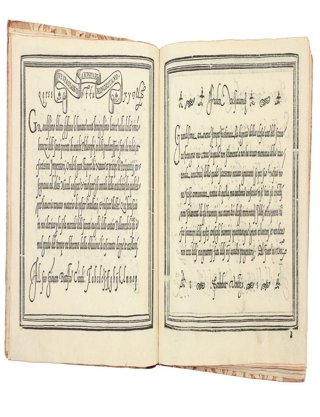 Item #5531 Opera di Frate Vespasiano Amphiareo da Ferrara&hellip; nella quale s&rsquo;insegna scrivere...